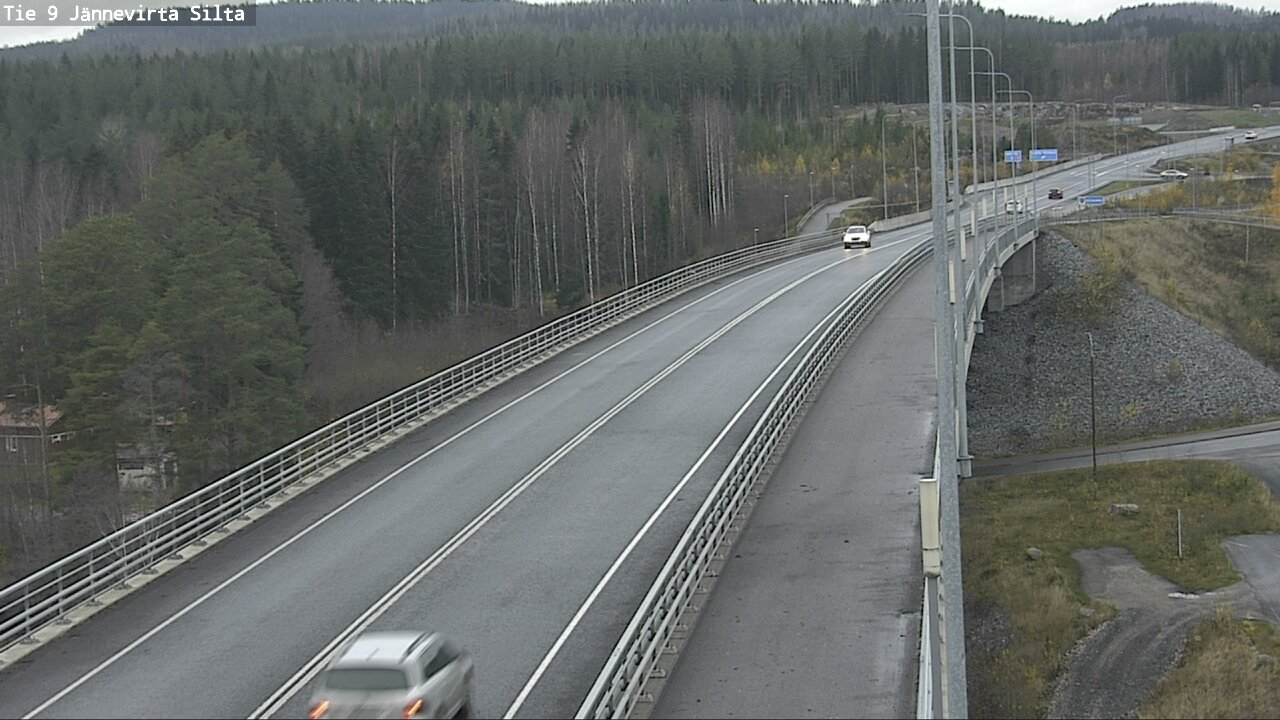 Weather Camera Image Väg 9 Kuopio, Jännevirran silta, Kuopio, Pohjois-Savo