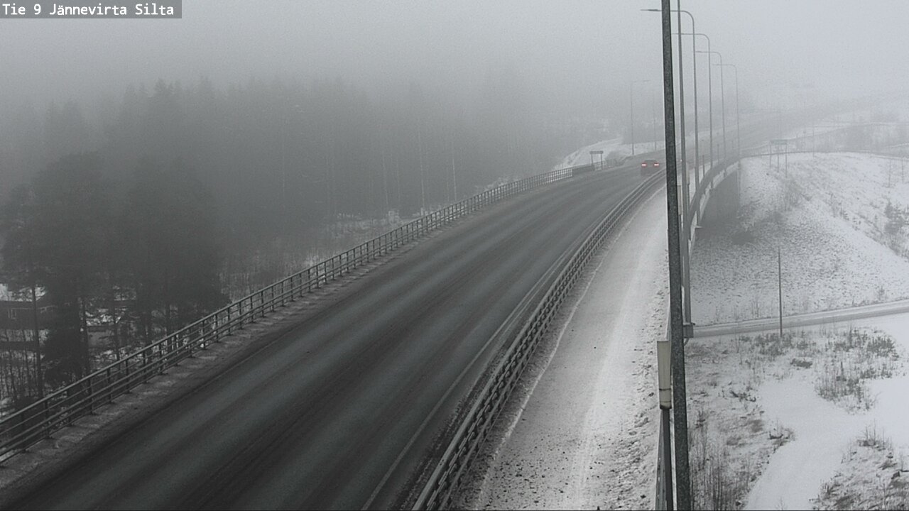 Weather Camera Image Road 9 Kuopio, Jännevirran silta, Kuopio, Pohjois-Savo