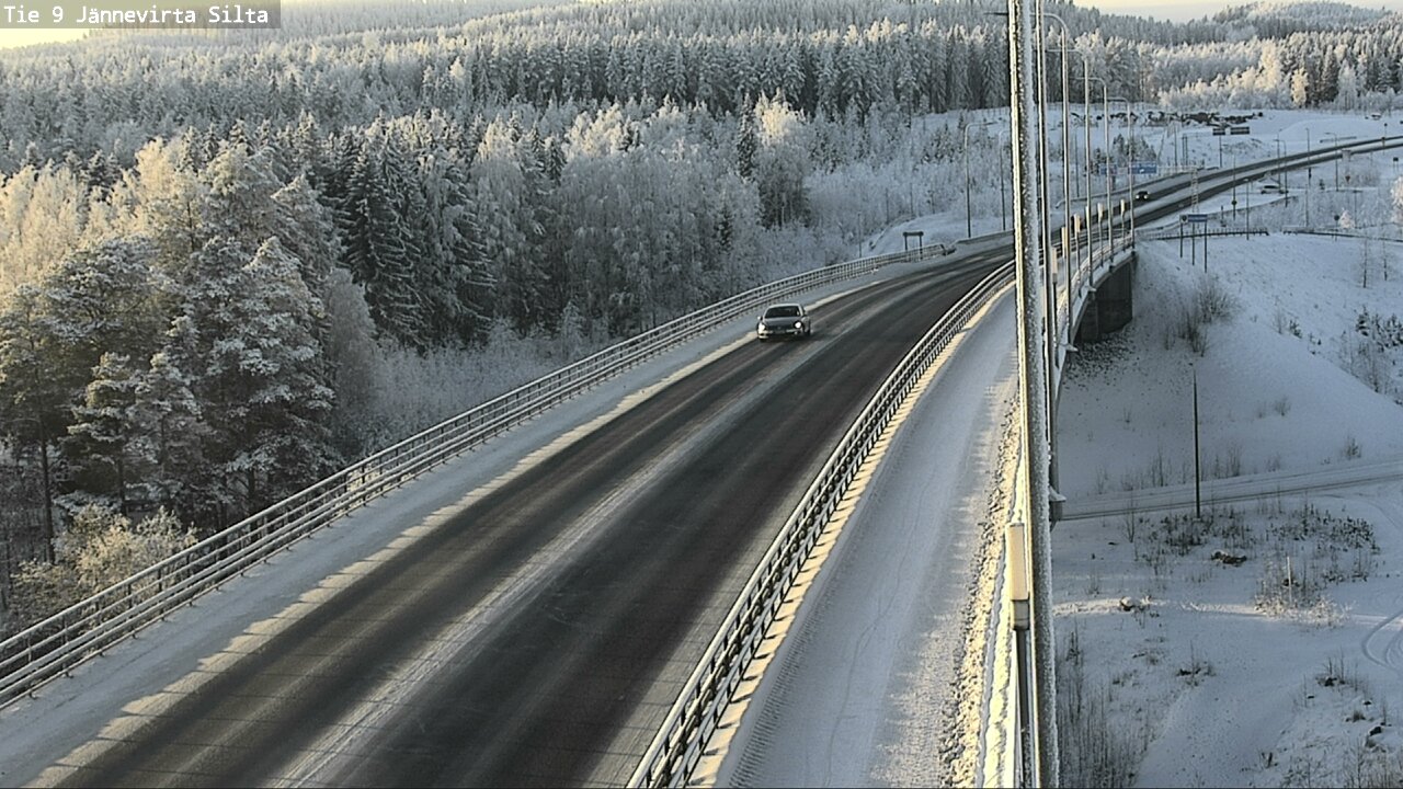Weather Camera Image Väg 9 Kuopio, Jännevirran silta, Kuopio, Pohjois-Savo