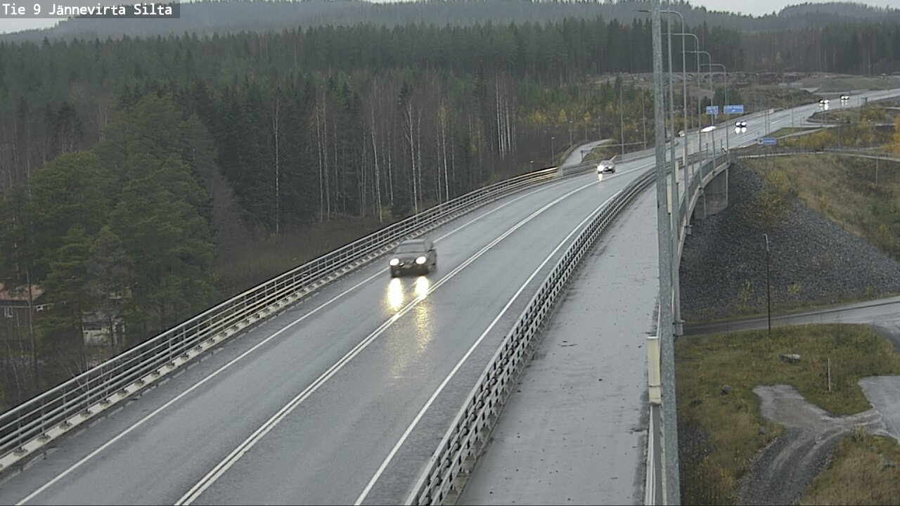 Weather Camera Image Väg 9 Kuopio, Jännevirran silta, Kuopio, Pohjois-Savo