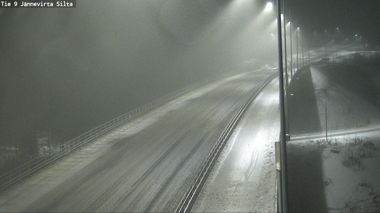 Weather Camera Image Road 9 Kuopio, Jännevirran silta, Kuopio, Pohjois-Savo