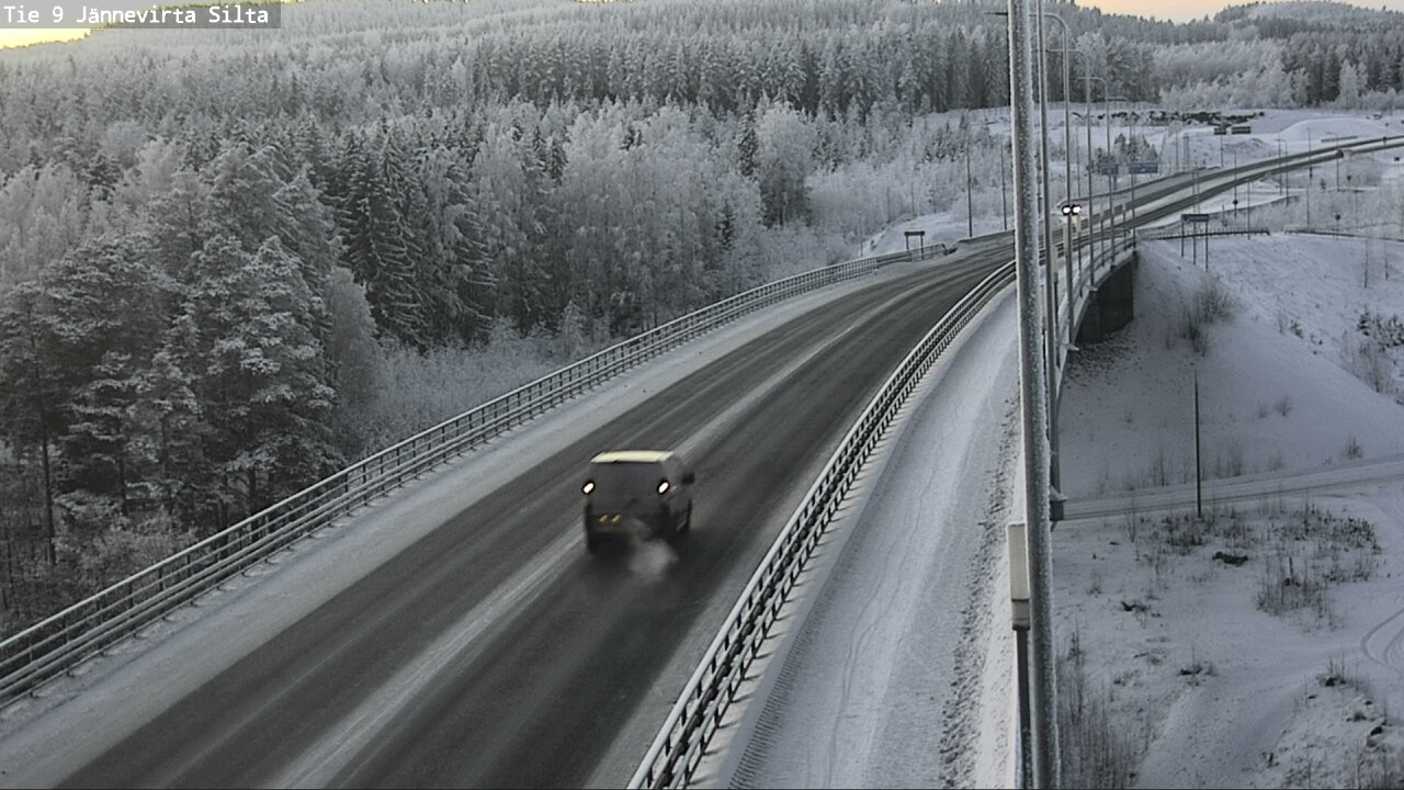 Weather Camera Image Väg 9 Kuopio, Jännevirran silta, Kuopio, Pohjois-Savo
