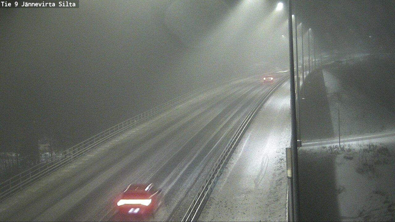 Weather Camera Image Road 9 Kuopio, Jännevirran silta, Kuopio, Pohjois-Savo