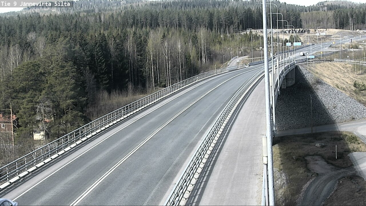 Weather Camera Image Road 9 Kuopio, Jännevirran silta, Kuopio, Pohjois-Savo