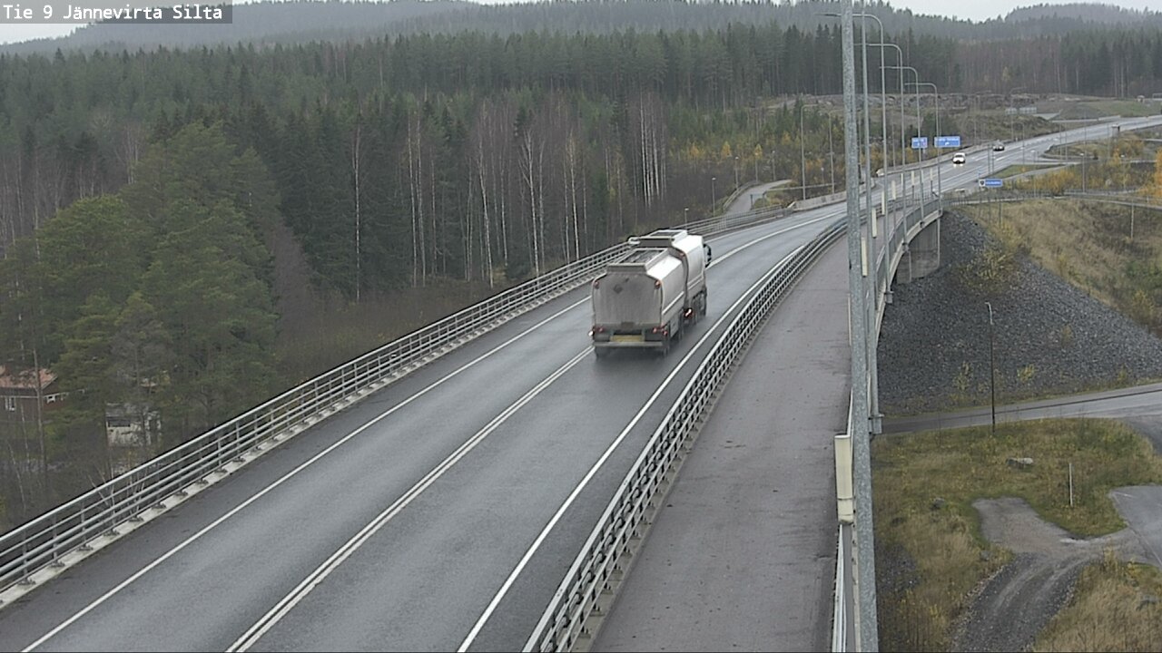 Weather Camera Image Väg 9 Kuopio, Jännevirran silta, Kuopio, Pohjois-Savo