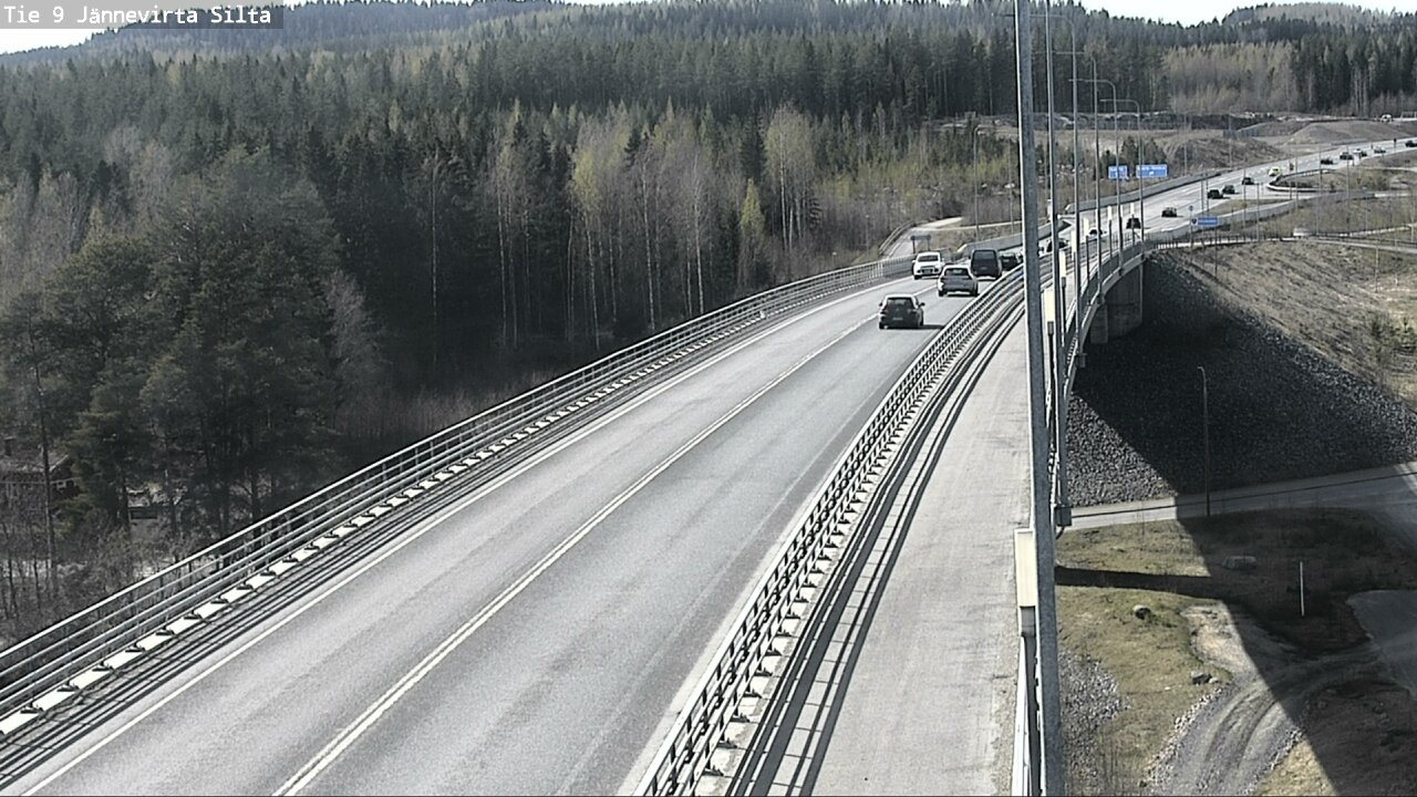Kelikamerat Kuva Tie 9 Kuopio, Jännevirran silta, Kuopio, Pohjois-Savo