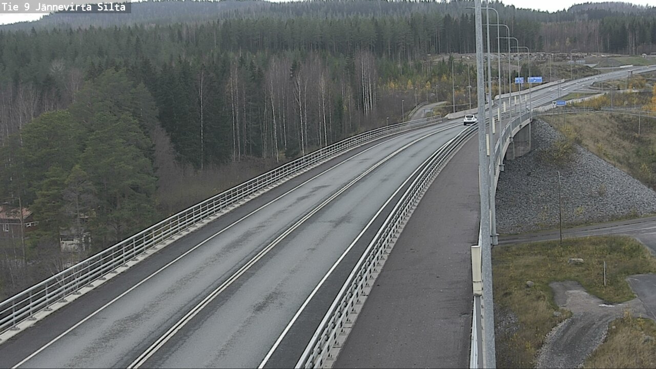 Weather Camera Image Väg 9 Kuopio, Jännevirran silta, Kuopio, Pohjois-Savo