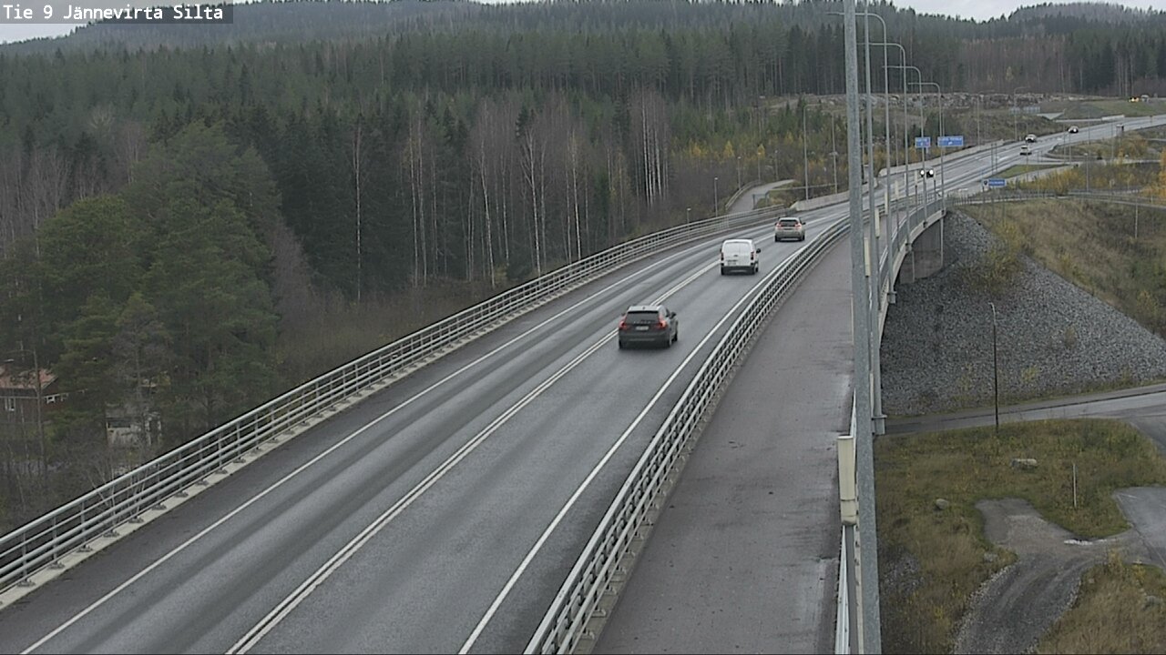 Weather Camera Image Väg 9 Kuopio, Jännevirran silta, Kuopio, Pohjois-Savo