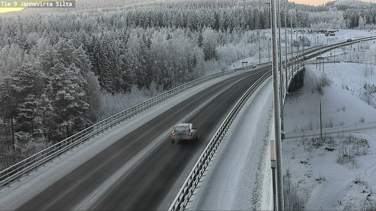 Weather Camera Image Väg 9 Kuopio, Jännevirran silta, Kuopio, Pohjois-Savo