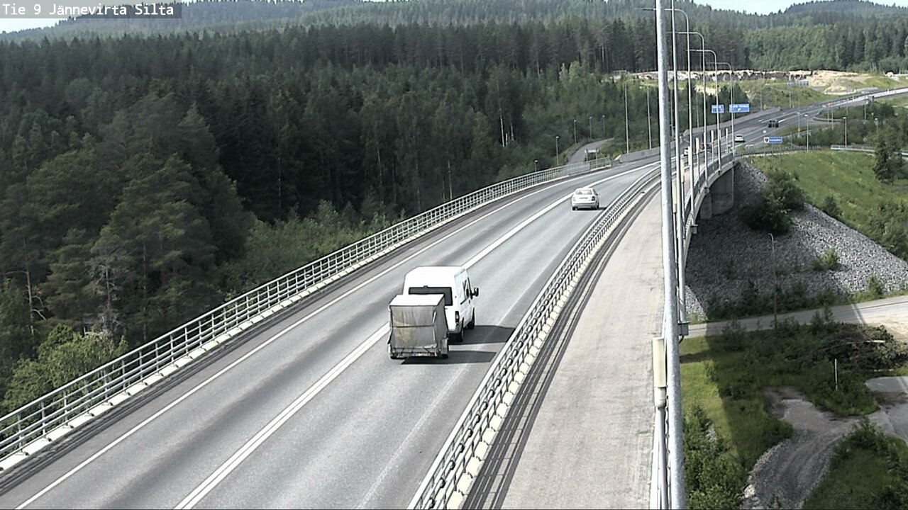 Kelikamerat Kuva Tie 9 Kuopio, Jännevirran silta, Kuopio, Pohjois-Savo