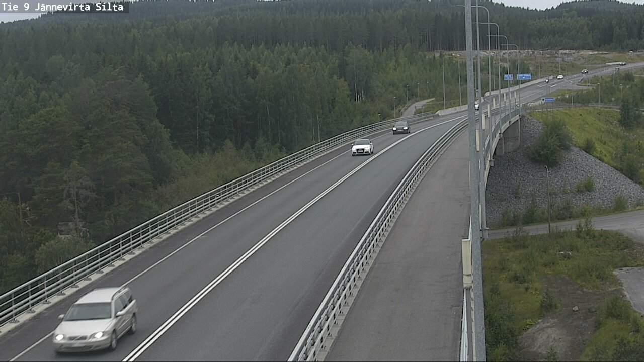 Weather Camera Image Road 9 Kuopio, Jännevirran silta, Kuopio, Pohjois-Savo