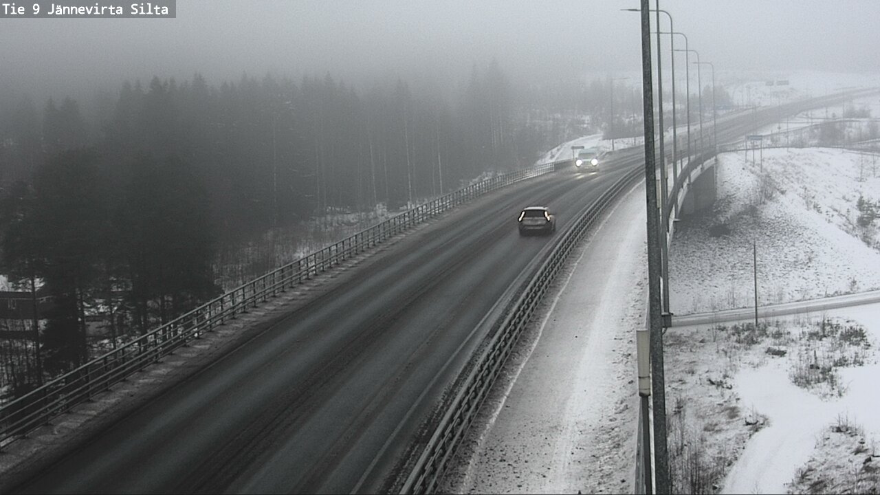 Weather Camera Image Road 9 Kuopio, Jännevirran silta, Kuopio, Pohjois-Savo