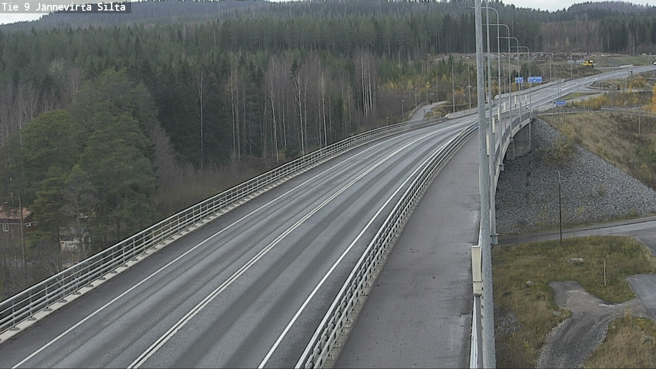 Weather Camera Image Väg 9 Kuopio, Jännevirran silta, Kuopio, Pohjois-Savo