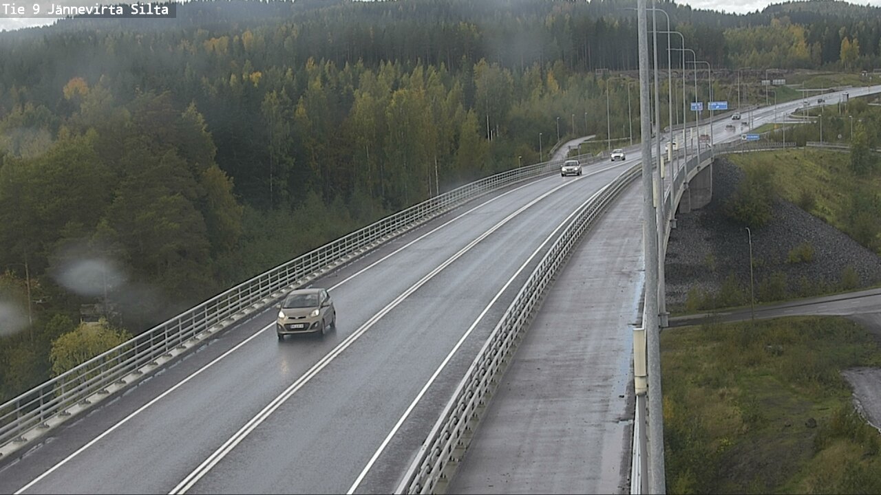 Weather Camera Image Road 9 Kuopio, Jännevirran silta, Kuopio, Pohjois-Savo