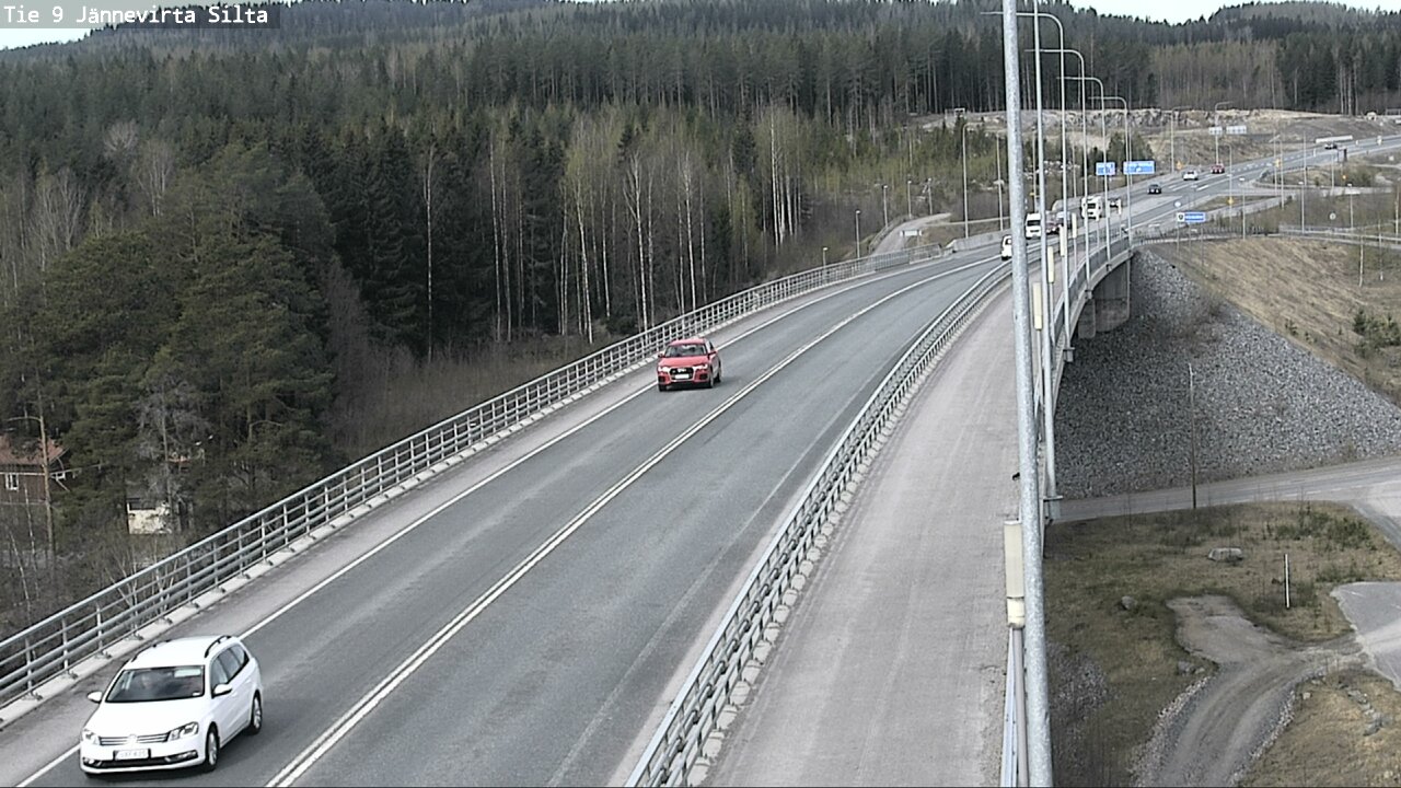Weather Camera Image Road 9 Kuopio, Jännevirran silta, Kuopio, Pohjois-Savo