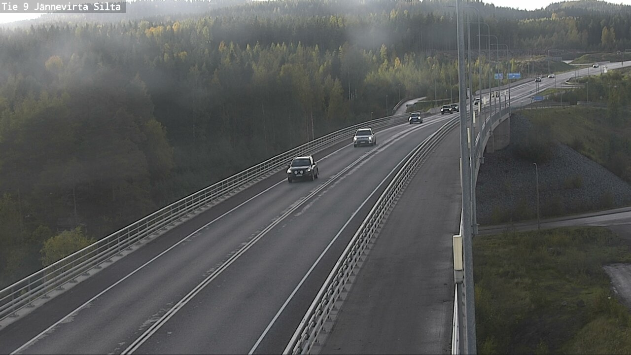 Weather Camera Image Road 9 Kuopio, Jännevirran silta, Kuopio, Pohjois-Savo
