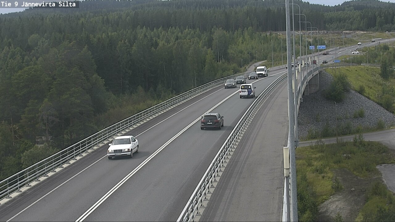 Weather Camera Image Road 9 Kuopio, Jännevirran silta, Kuopio, Pohjois-Savo