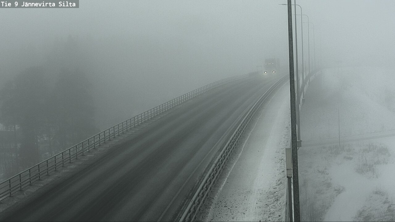 Weather Camera Image Road 9 Kuopio, Jännevirran silta, Kuopio, Pohjois-Savo