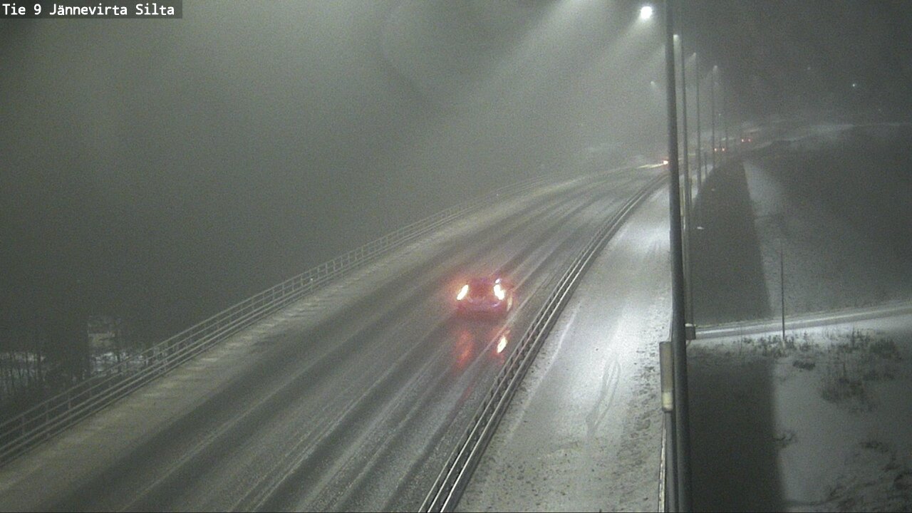 Weather Camera Image Road 9 Kuopio, Jännevirran silta, Kuopio, Pohjois-Savo