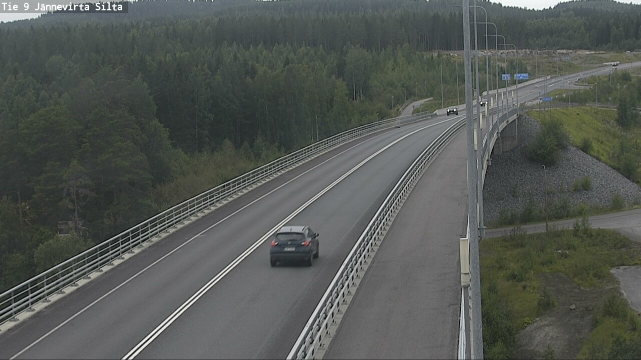 Weather Camera Image Road 9 Kuopio, Jännevirran silta, Kuopio, Pohjois-Savo