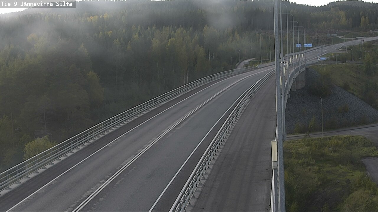 Weather Camera Image Road 9 Kuopio, Jännevirran silta, Kuopio, Pohjois-Savo