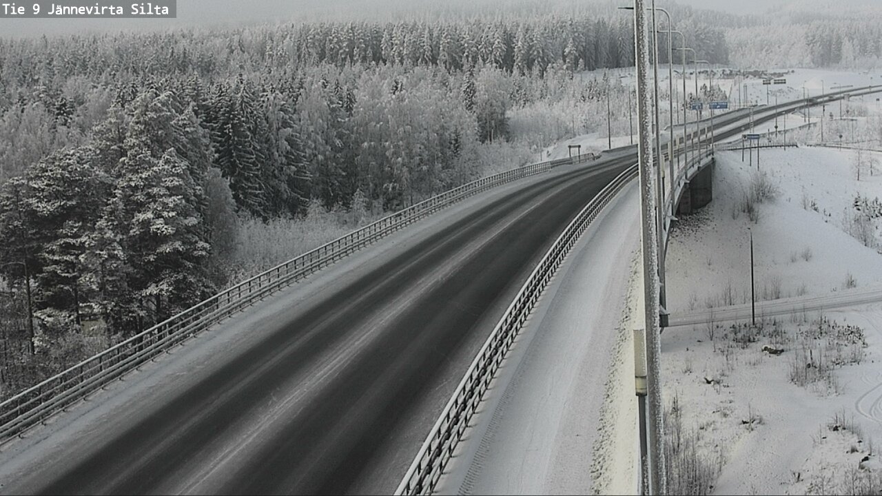 Weather Camera Image Väg 9 Kuopio, Jännevirran silta, Kuopio, Pohjois-Savo