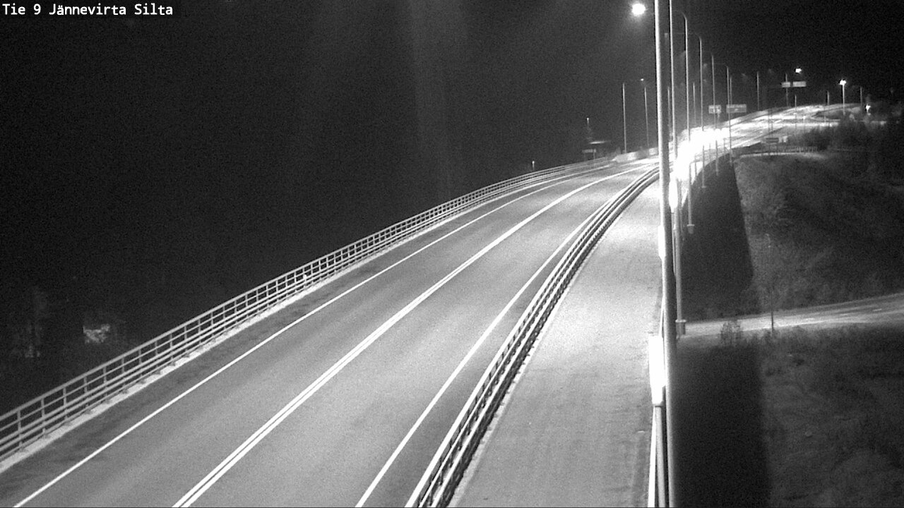 Weather Camera Image Road 9 Kuopio, Jännevirran silta, Kuopio, Pohjois-Savo