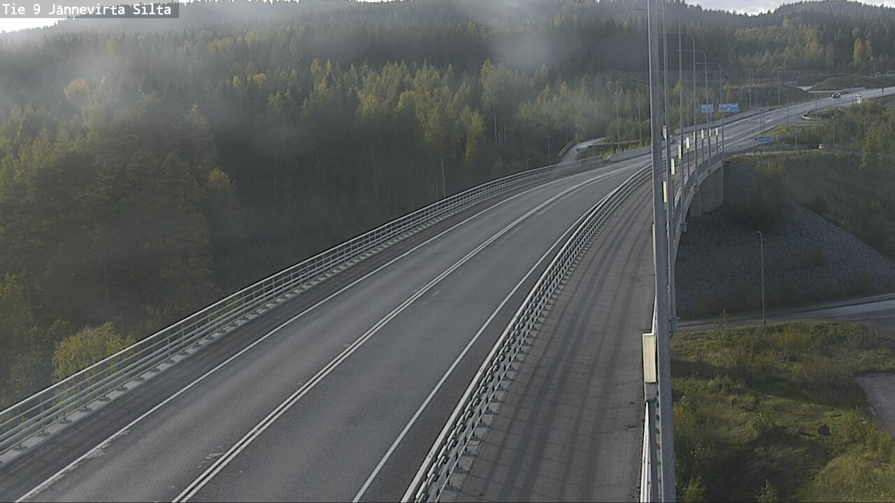 Weather Camera Image Road 9 Kuopio, Jännevirran silta, Kuopio, Pohjois-Savo