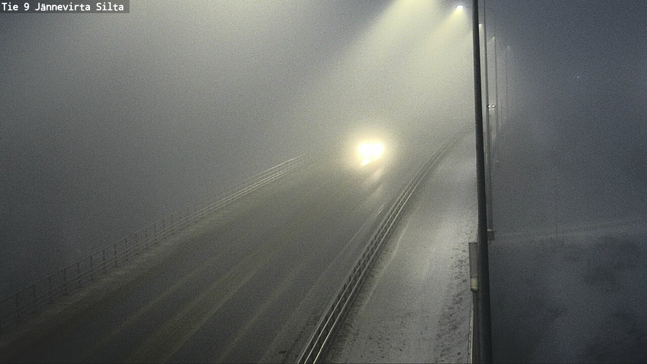 Weather Camera Image Road 9 Kuopio, Jännevirran silta, Kuopio, Pohjois-Savo