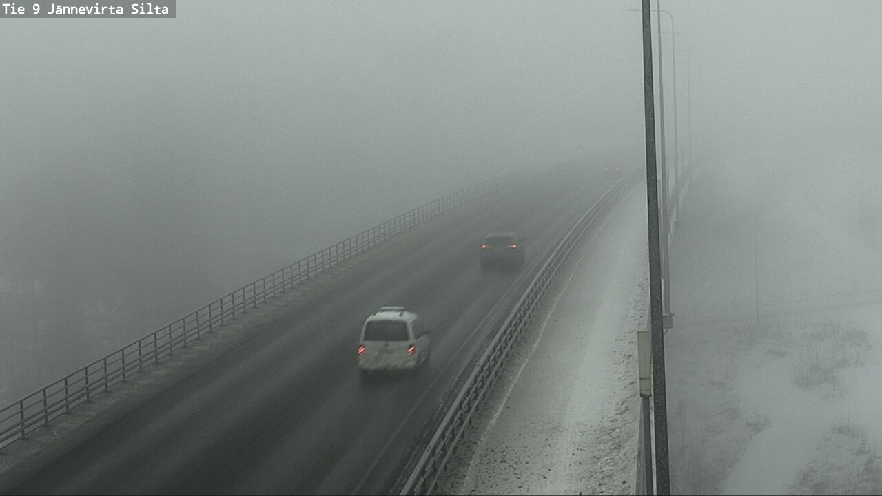Weather Camera Image Road 9 Kuopio, Jännevirran silta, Kuopio, Pohjois-Savo