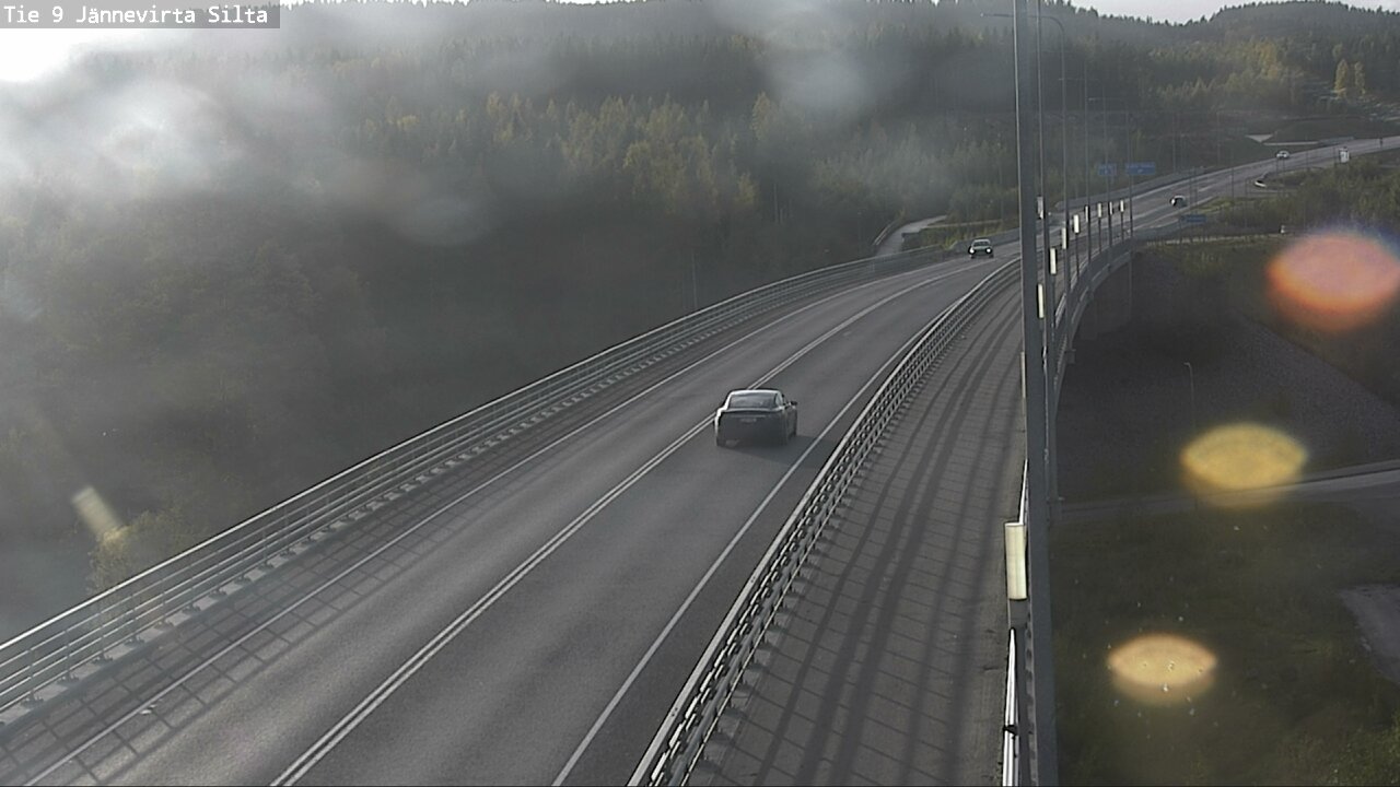 Weather Camera Image Road 9 Kuopio, Jännevirran silta, Kuopio, Pohjois-Savo