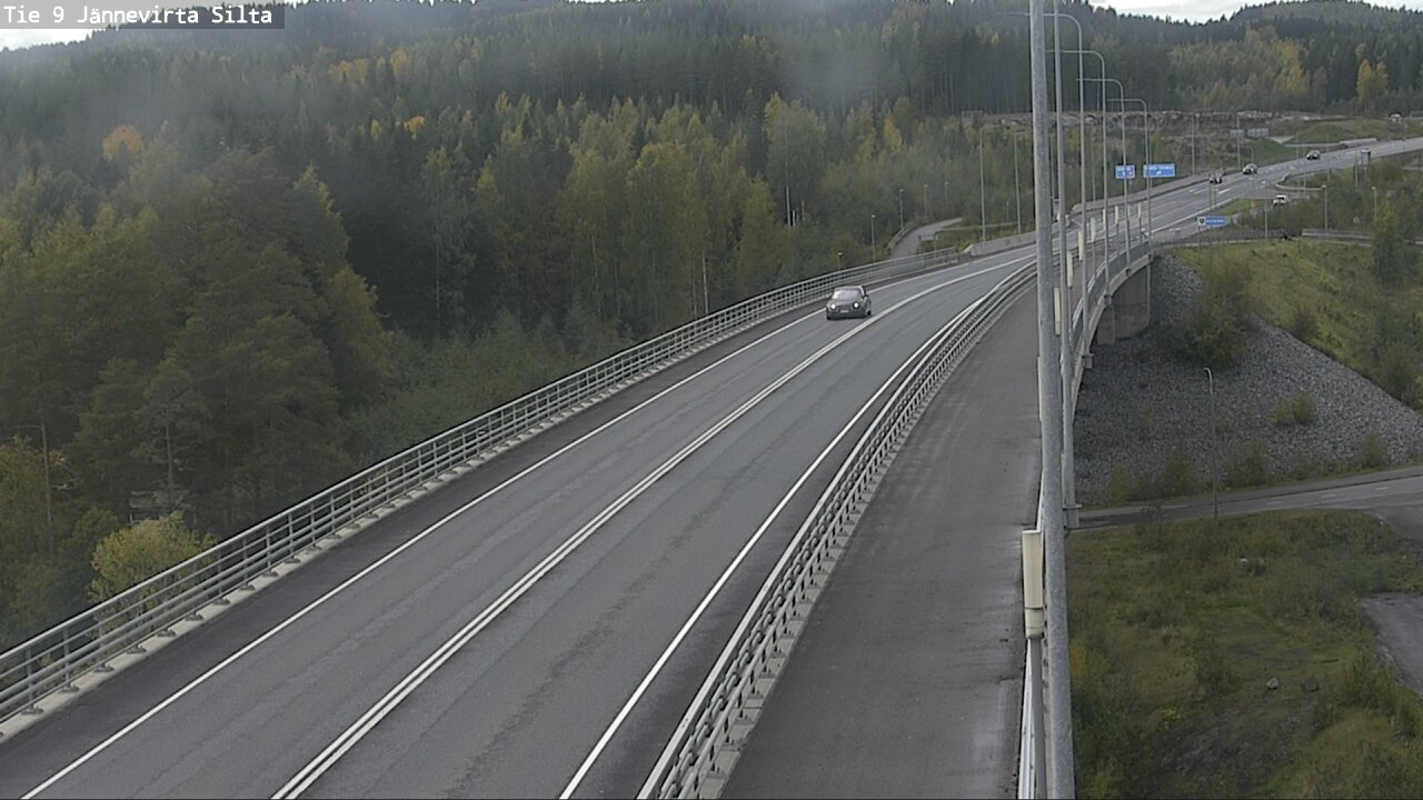 Weather Camera Image Road 9 Kuopio, Jännevirran silta, Kuopio, Pohjois-Savo