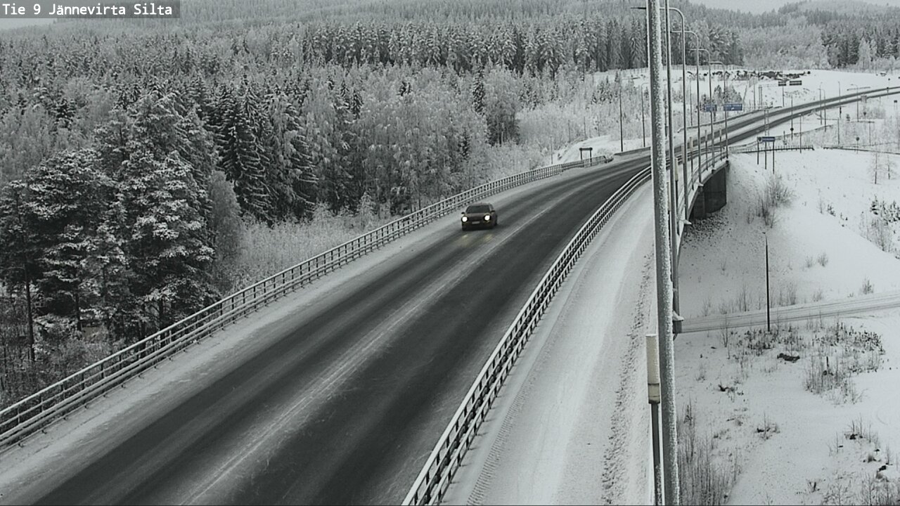 Weather Camera Image Väg 9 Kuopio, Jännevirran silta, Kuopio, Pohjois-Savo