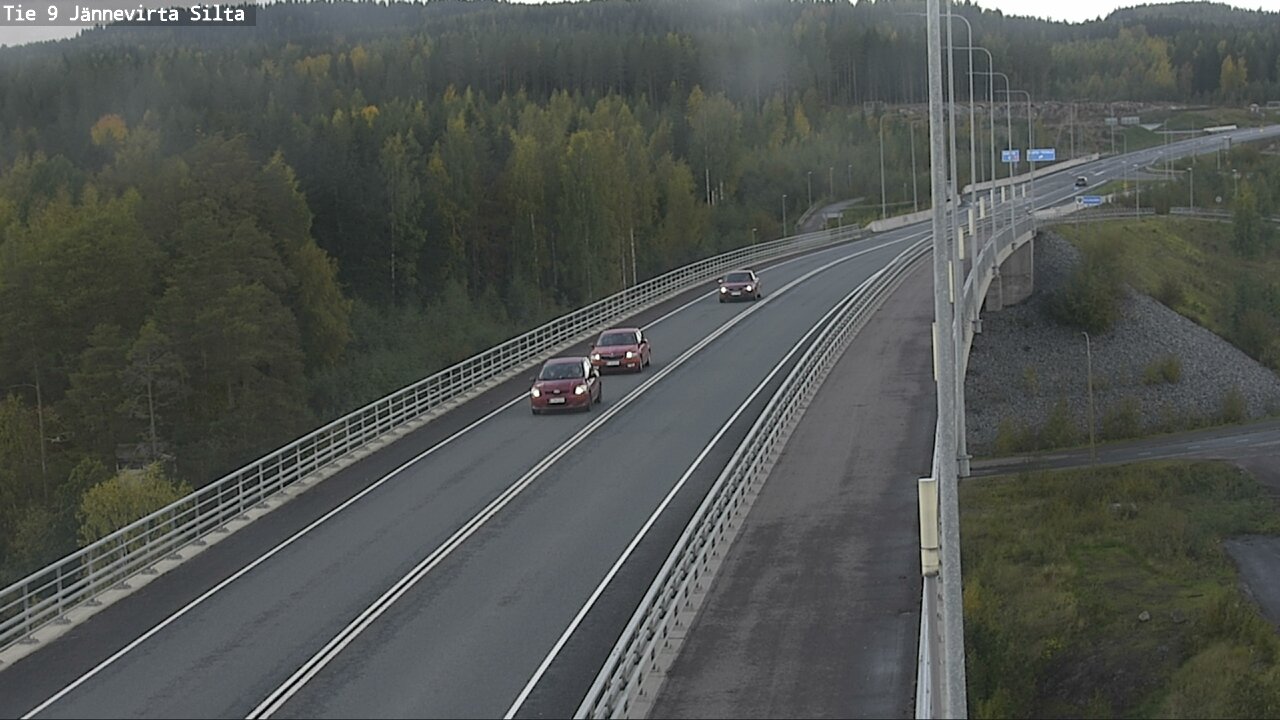 Weather Camera Image Road 9 Kuopio, Jännevirran silta, Kuopio, Pohjois-Savo