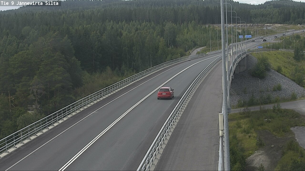 Weather Camera Image Road 9 Kuopio, Jännevirran silta, Kuopio, Pohjois-Savo
