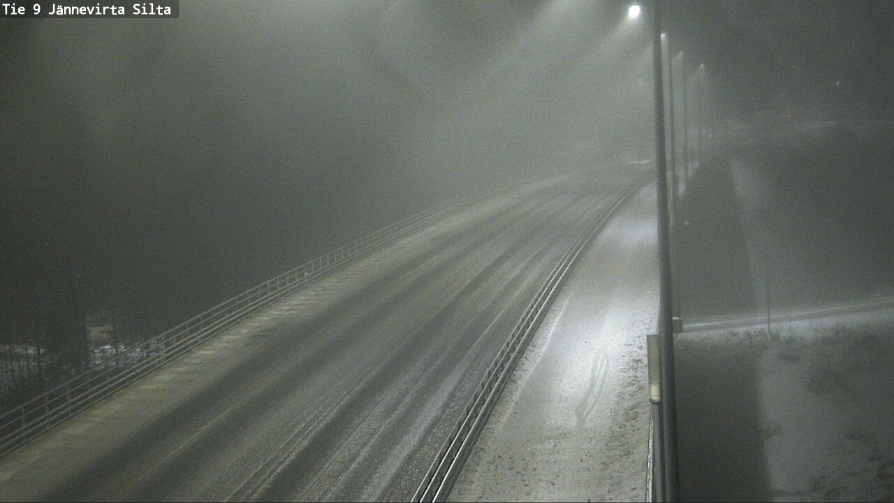 Weather Camera Image Road 9 Kuopio, Jännevirran silta, Kuopio, Pohjois-Savo