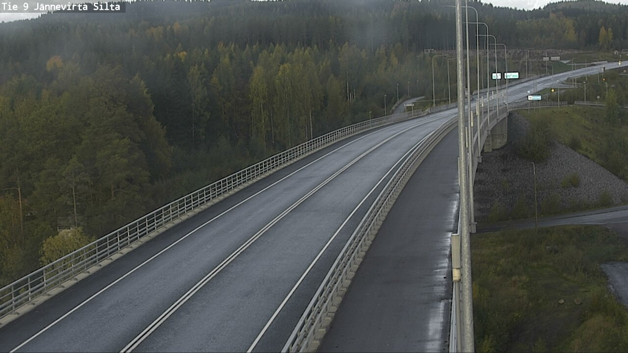 Weather Camera Image Road 9 Kuopio, Jännevirran silta, Kuopio, Pohjois-Savo