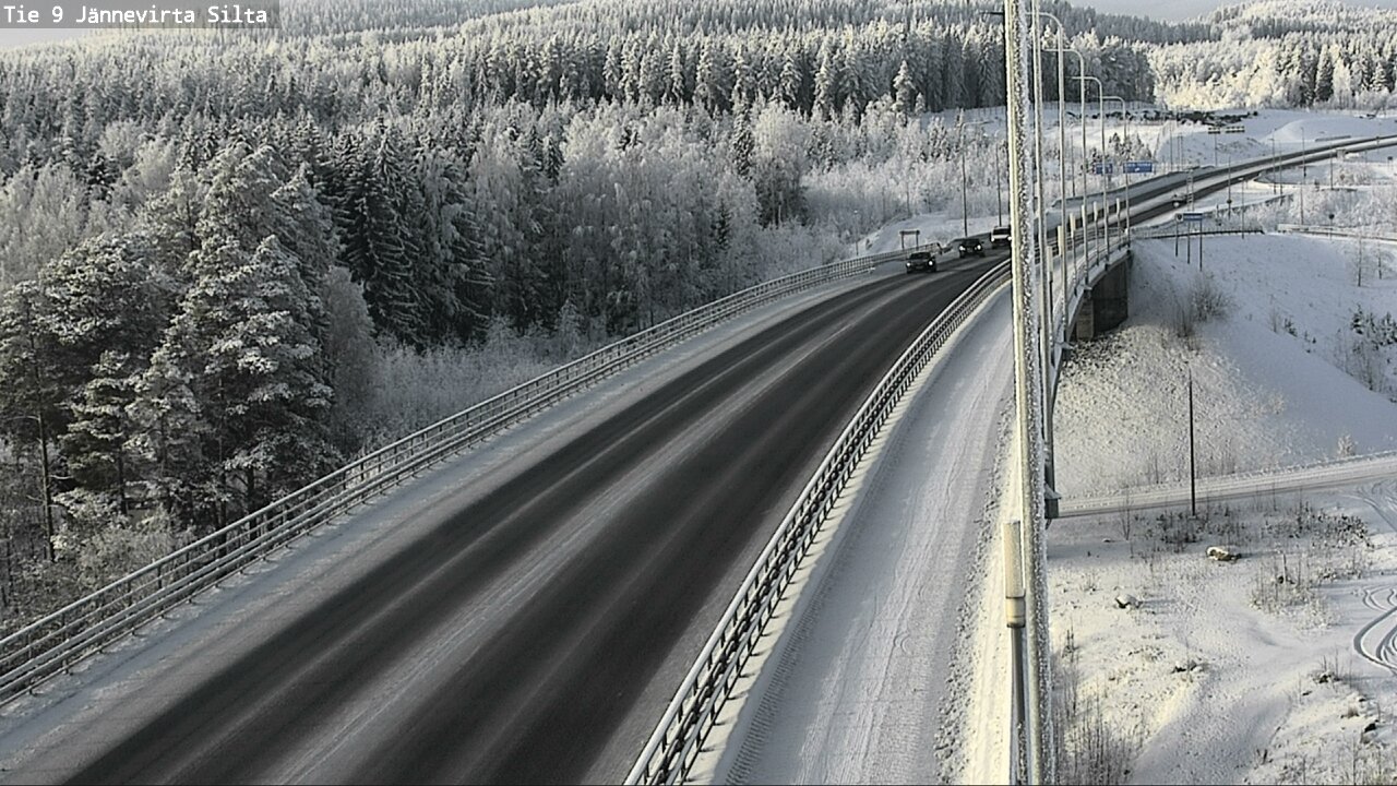 Weather Camera Image Väg 9 Kuopio, Jännevirran silta, Kuopio, Pohjois-Savo