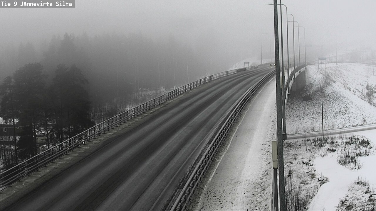 Weather Camera Image Road 9 Kuopio, Jännevirran silta, Kuopio, Pohjois-Savo