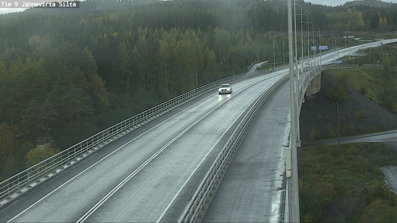 Weather Camera Image Road 9 Kuopio, Jännevirran silta, Kuopio, Pohjois-Savo