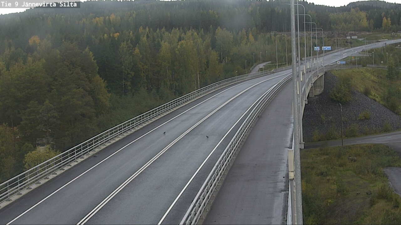 Weather Camera Image Road 9 Kuopio, Jännevirran silta, Kuopio, Pohjois-Savo