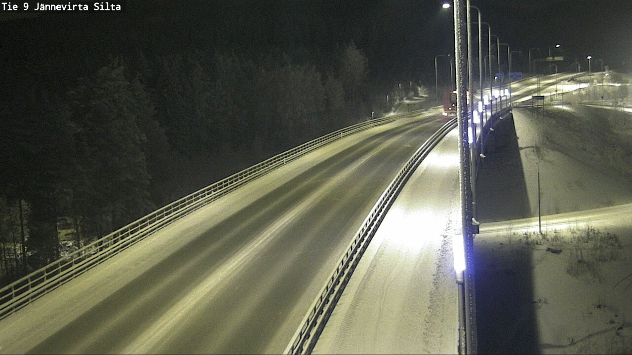 Weather Camera Image Väg 9 Kuopio, Jännevirran silta, Kuopio, Pohjois-Savo