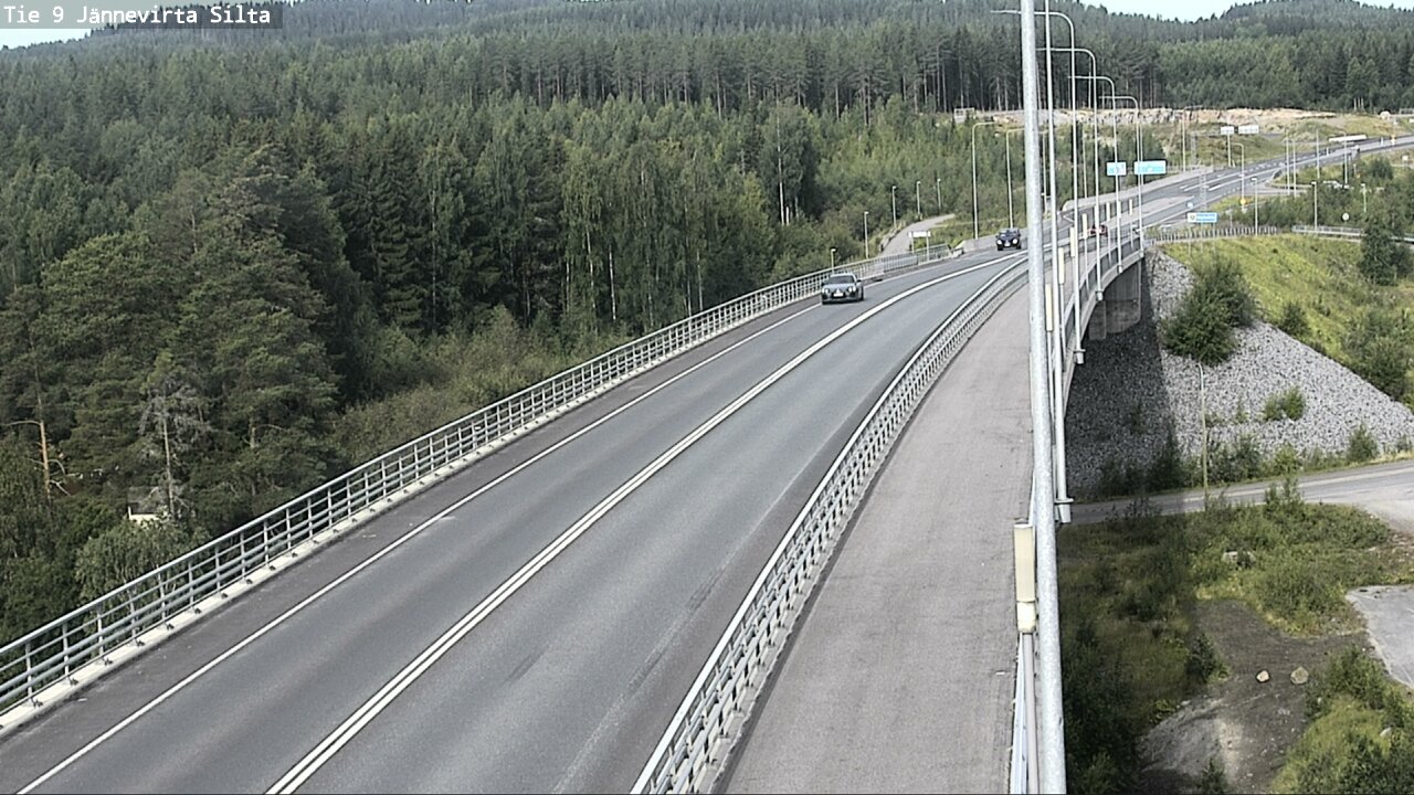 Weather Camera Image Road 9 Kuopio, Jännevirran silta, Kuopio, Pohjois-Savo