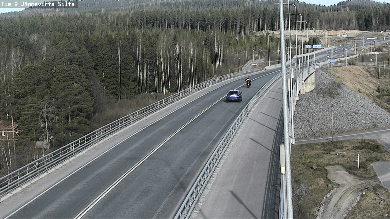 Weather Camera Image Väg 9 Kuopio, Jännevirran silta, Kuopio, Pohjois-Savo