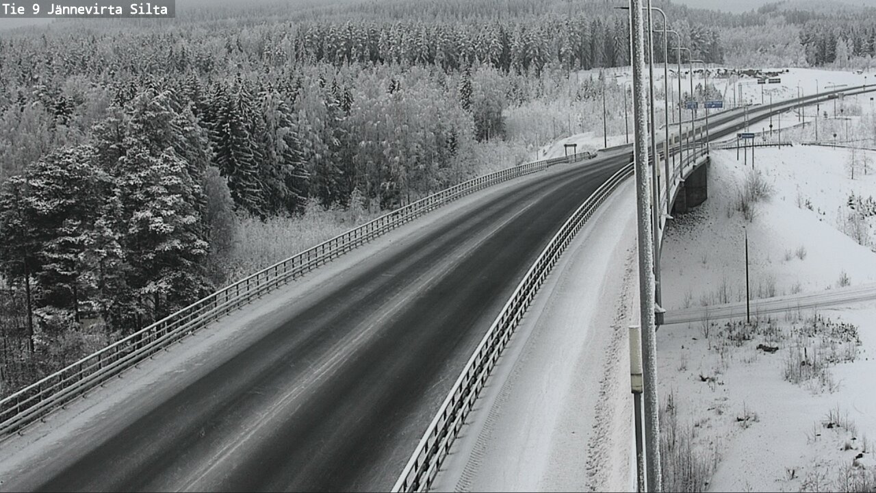 Weather Camera Image Väg 9 Kuopio, Jännevirran silta, Kuopio, Pohjois-Savo