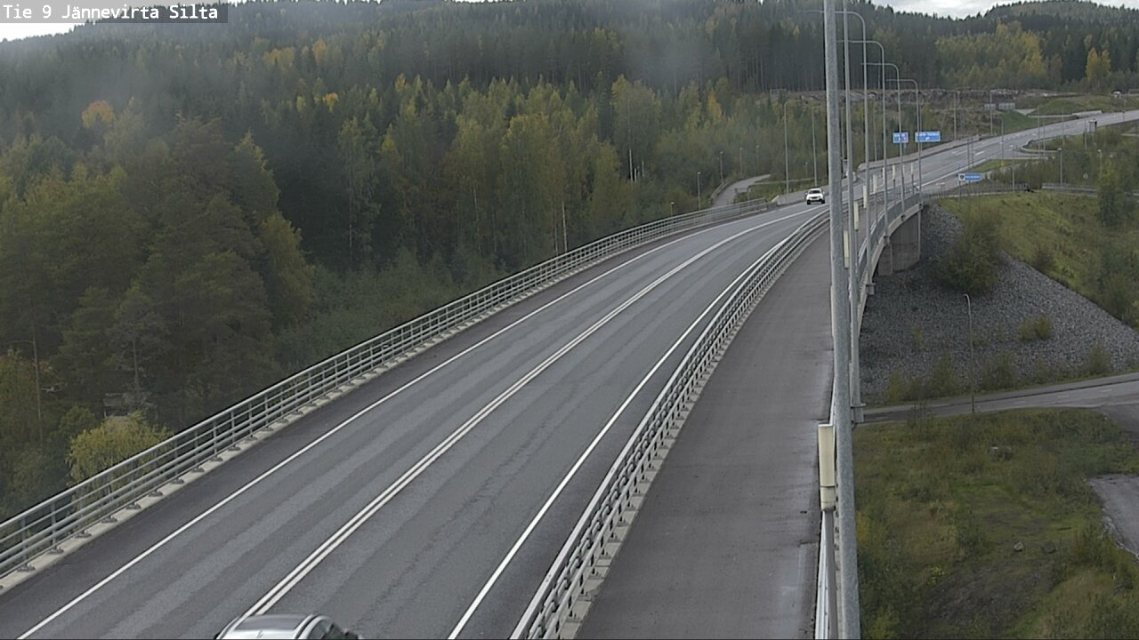 Weather Camera Image Road 9 Kuopio, Jännevirran silta, Kuopio, Pohjois-Savo