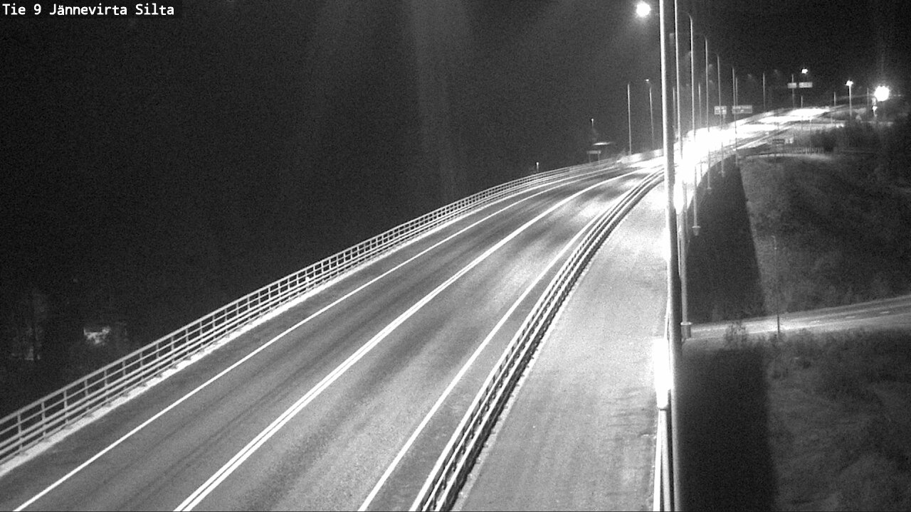 Weather Camera Image Road 9 Kuopio, Jännevirran silta, Kuopio, Pohjois-Savo