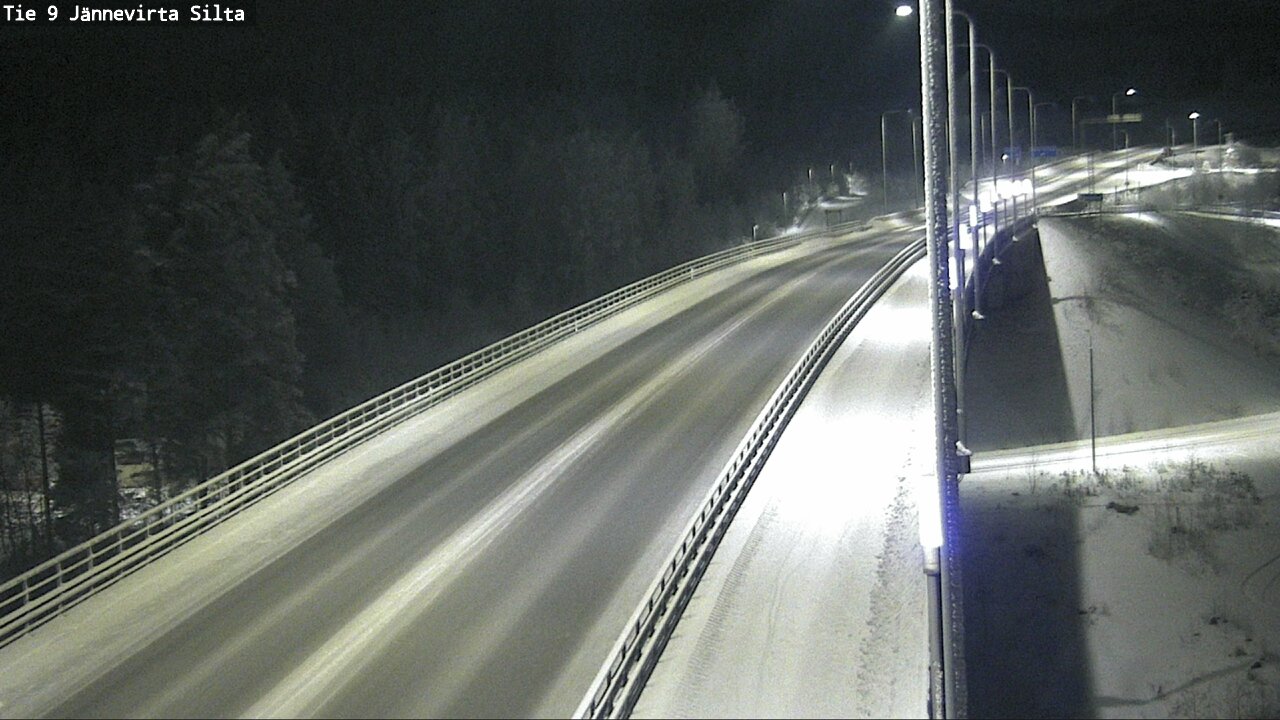 Weather Camera Image Väg 9 Kuopio, Jännevirran silta, Kuopio, Pohjois-Savo