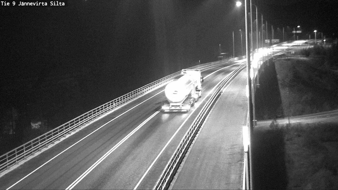 Weather Camera Image Road 9 Kuopio, Jännevirran silta, Kuopio, Pohjois-Savo