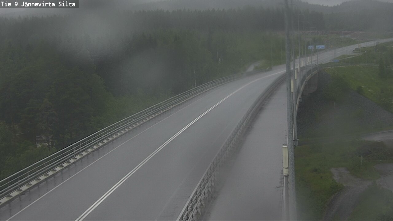 Weather Camera Image Road 9 Kuopio, Jännevirran silta, Kuopio, Pohjois-Savo